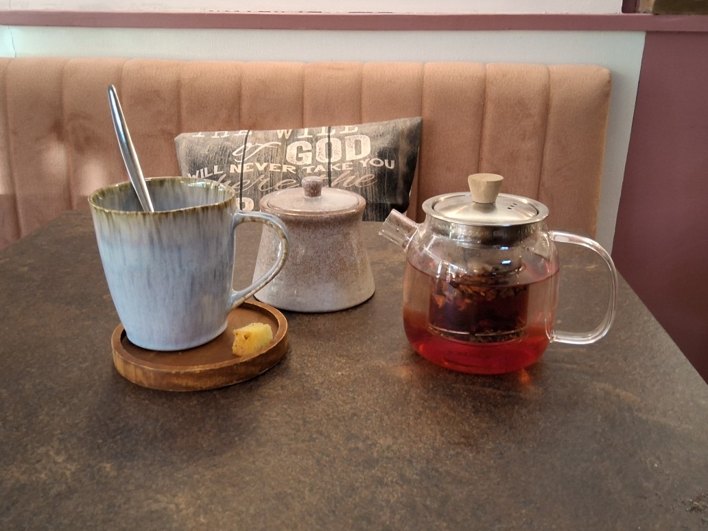 Infusion au salon de thé