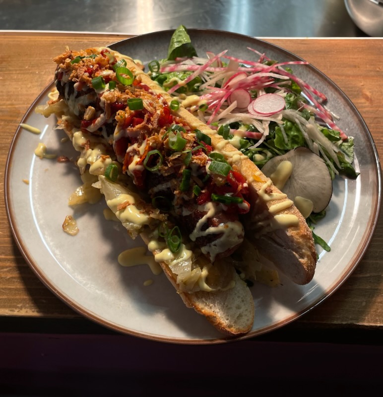 Hot-dog maison, autre angle